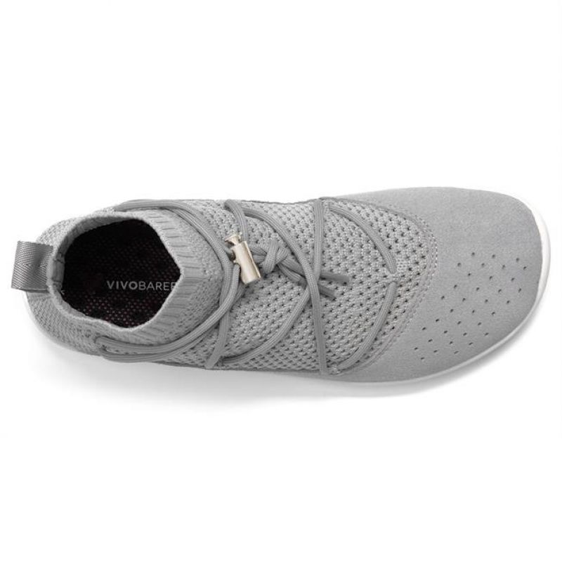 Vivobarefoot Kanna Sock Knit Ladies Grey 200130-02 Vivobarefoot