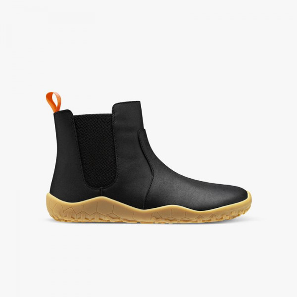 Vivobarefoot Fulham Leather Junior Obsidian