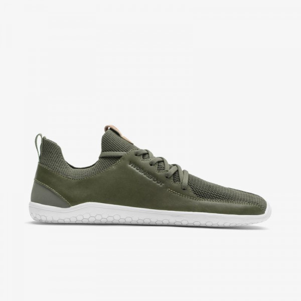 Vivobarefoot Primus Knit Mens Dusty Olive
