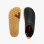 Vivobarefoot Fulham Leather Junior Obsidian