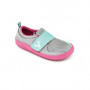 Vivobarefoot Mini Primus Kids Mesh Gray / Pink